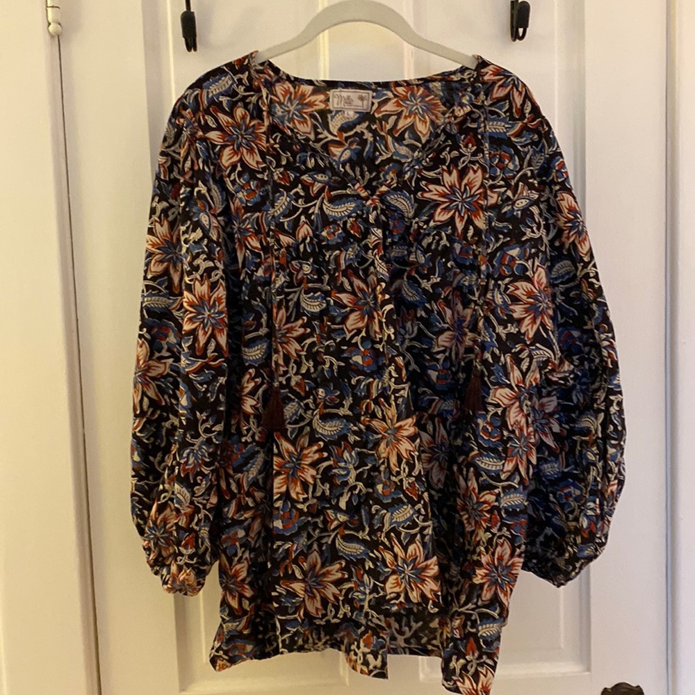 Mille Charlie top - midnight garden.